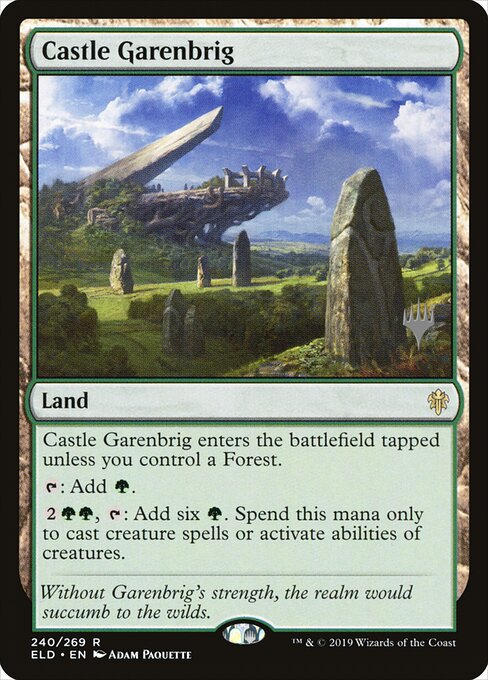 Castle Garenbrig (240p) (Foil) - Throne of Eldraine Promos