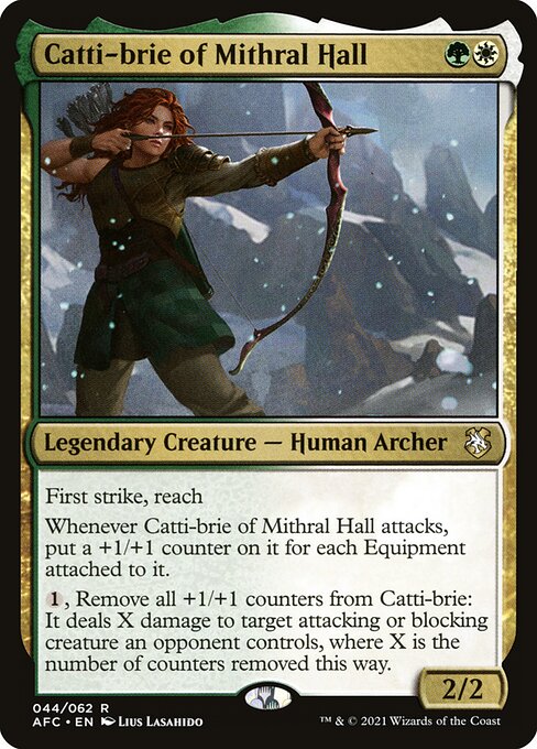 Catti-brie of Mithral Hall (44) - Forgotten Realms Commander