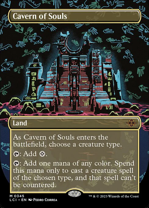 Cavern of Souls (345) - BORDERLESS - The Lost Caverns of Ixalan