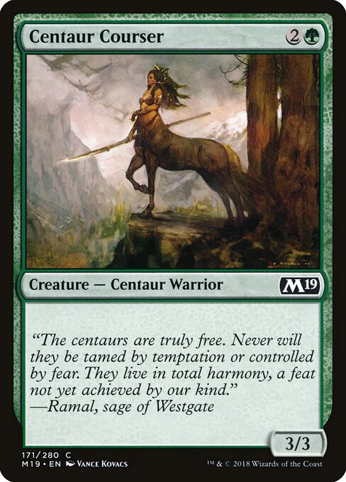 Centaur Courser (171) (Foil) - Core Set 2019