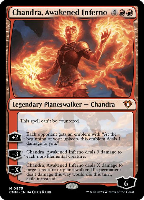 Chandra, Awakened Inferno (875) - Commander Masters