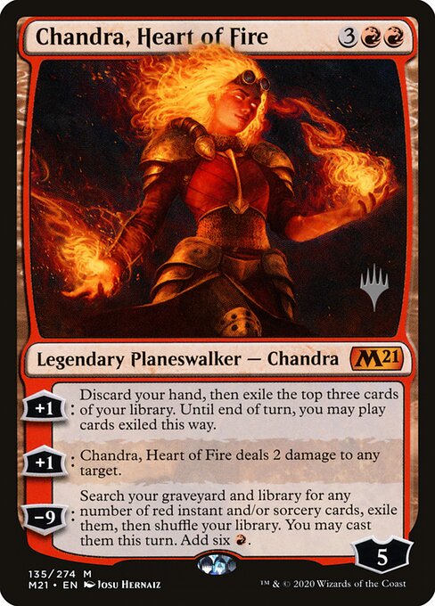 Chandra, Heart of Fire (135p) - Core Set 2021 Promos