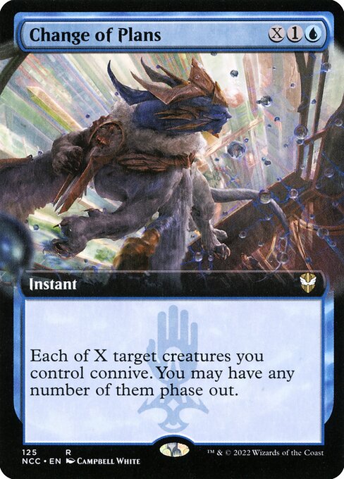 Change of Plans (125) - EXTENDED ART - New Capenna Commander