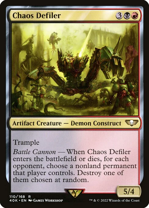 Chaos Defiler (110) - Warhammer 40,000 Commander
