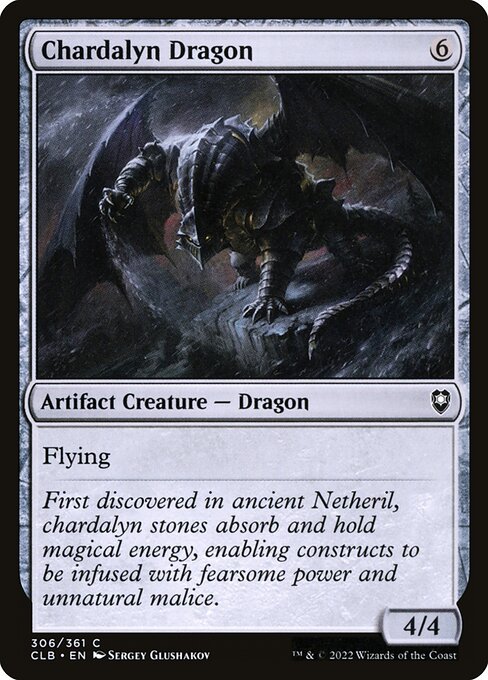 Chardalyn Dragon (306) (Foil) - Commander Legends: Battle for Baldur's Gate