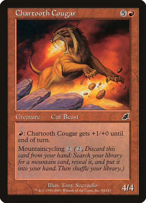 Chartooth Cougar (84) (Foil) - Scourge