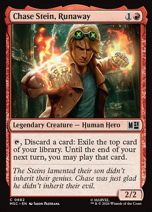 Chase Stein, Runaway (682) - Marvel Super Heroes Commander