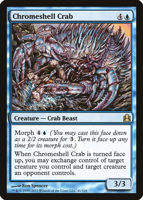 Chromeshell Crab (41) - Commander 2011