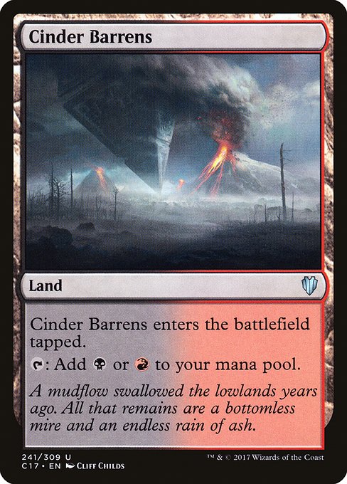 Cinder Barrens (241) - Commander 2017