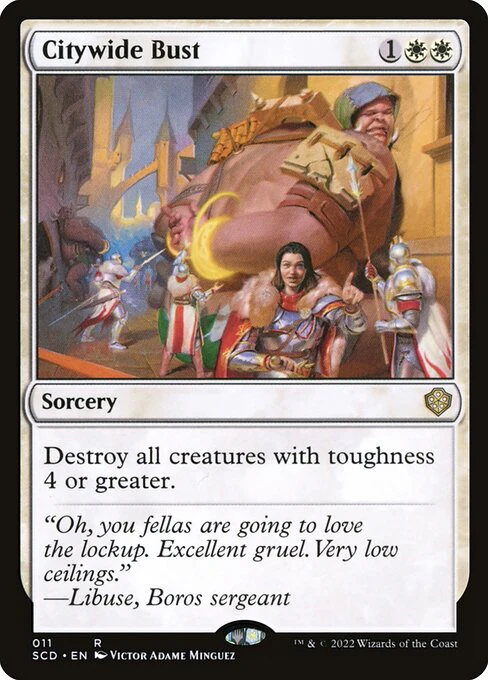Citywide Bust (11) - Starter Commander Decks