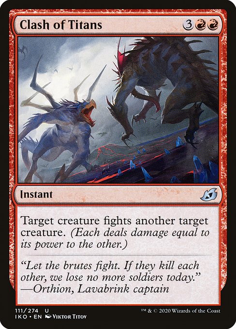 Clash of Titans (111) (Foil) - Ikoria: Lair of Behemoths
