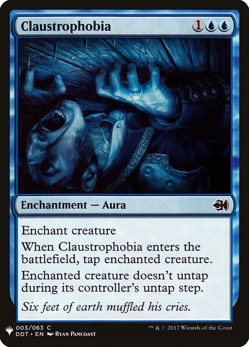 Claustrophobia (DDT-3) - The List