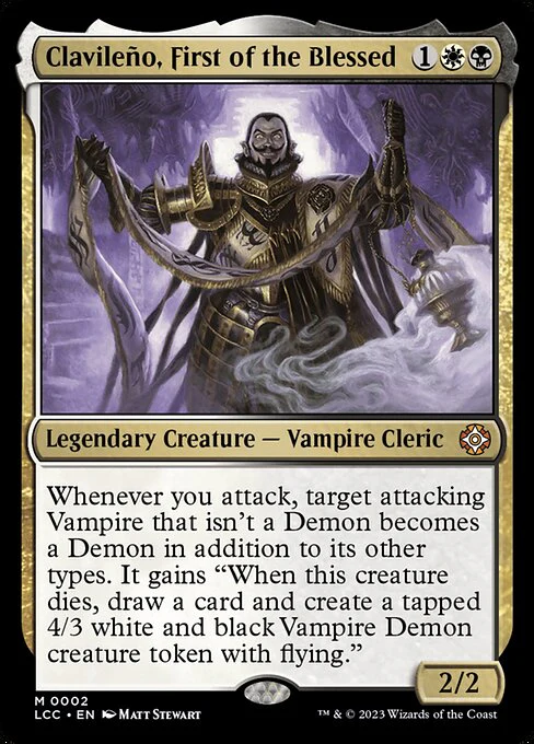 Clavileño, First of the Blessed (2) (Foil) - The Lost Caverns of Ixalan Commander