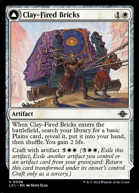Clay-Fired Bricks // Cosmium Kiln (6) - The Lost Caverns of Ixalan