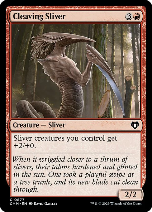 Cleaving Sliver (877) - Commander Masters