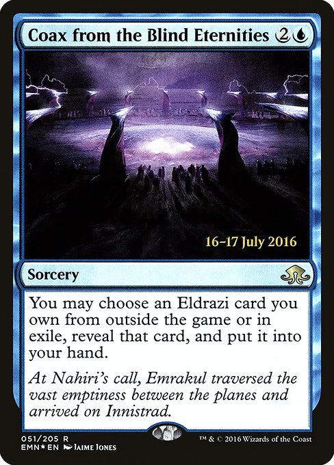 Coax from the Blind Eternities (51s) (Foil) - Eldritch Moon Promos