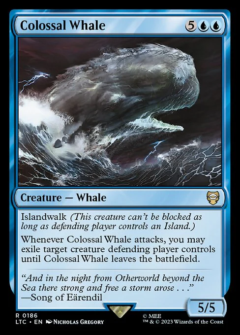 Colossal Whale (186) - Tales of Middle-earth Commander