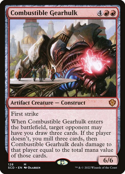 Combustible Gearhulk (128) - Starter Commander Decks