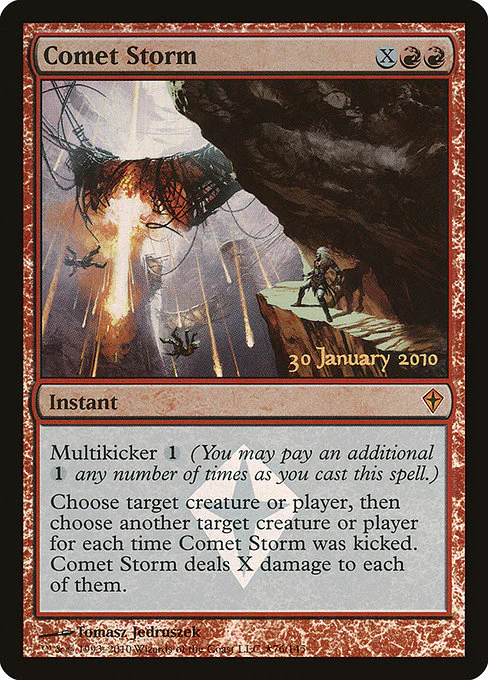 Comet Storm (76★) (Foil) - Worldwake Promos