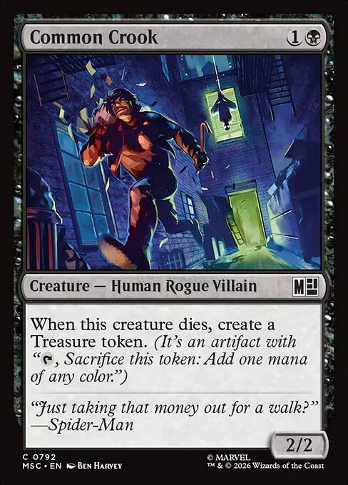 Common Crook (792) - Marvel Super Heroes Commander