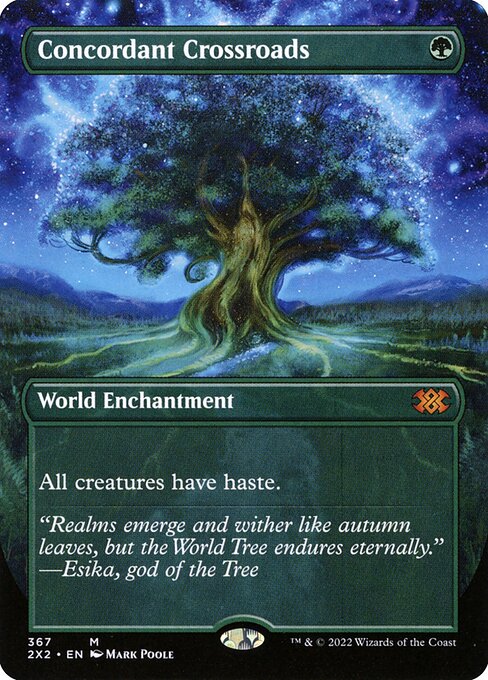 Concordant Crossroads (367) - BORDERLESS - FULL ART (Foil) - Double Masters 2022