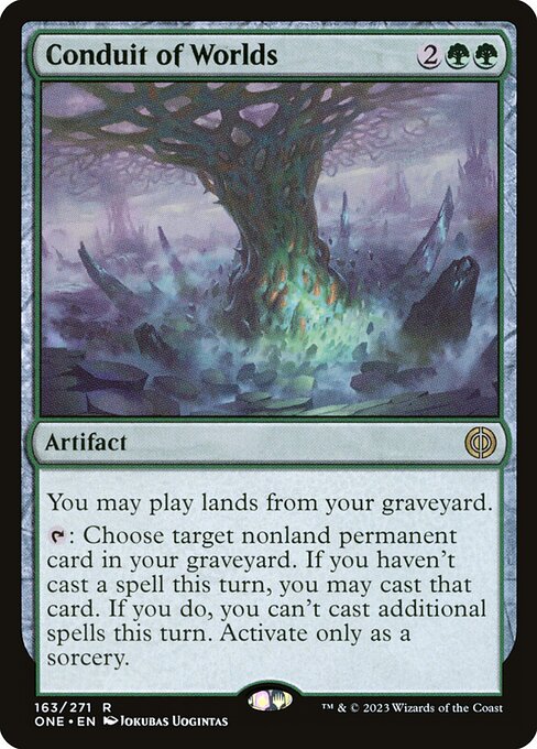 Conduit of Worlds (163) (Foil) - Phyrexia: All Will Be One