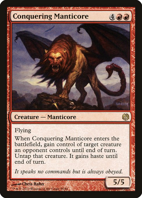 Conquering Manticore (55) - Duel Decks: Heroes vs. Monsters