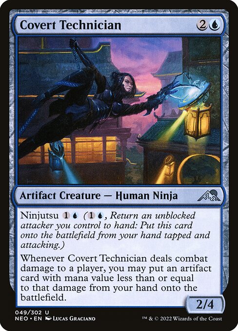 Covert Technician (49) (Foil) - Kamigawa: Neon Dynasty