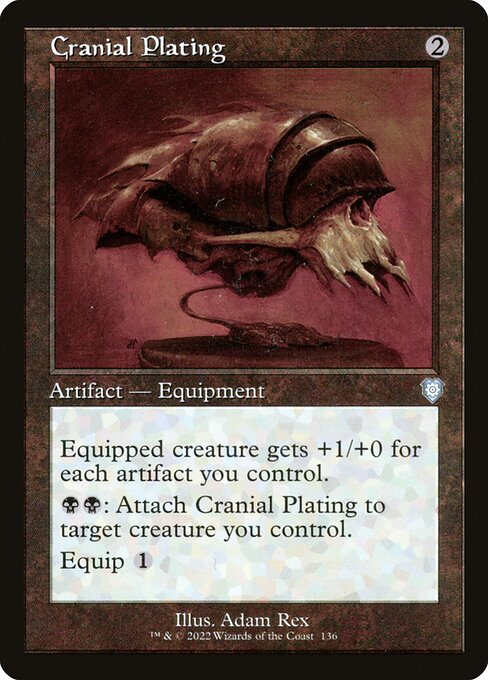 Cranial Plating (136) - The Brothers' War Commander