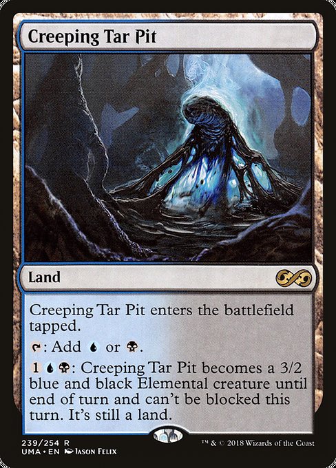 Creeping Tar Pit (239) (Foil) - Ultimate Masters