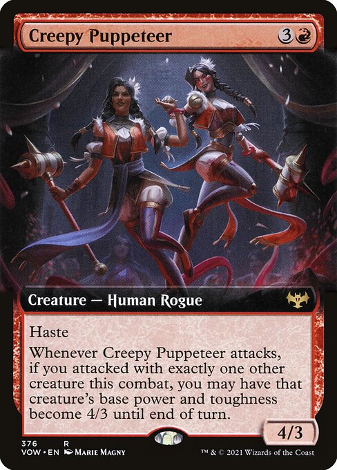 Creepy Puppeteer (376) - EXTENDED ART - Innistrad: Crimson Vow