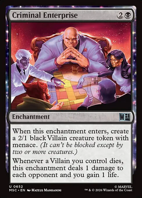Criminal Enterprise (652) (Foil) - Marvel Super Heroes Commander