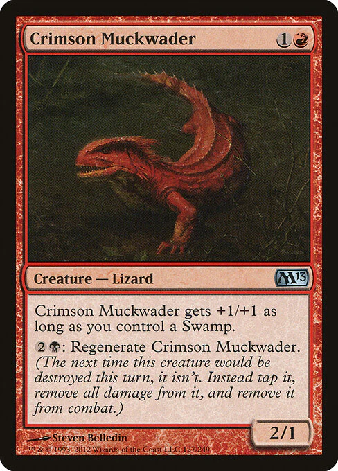 Crimson Muckwader (127) (Foil) - Magic 2013