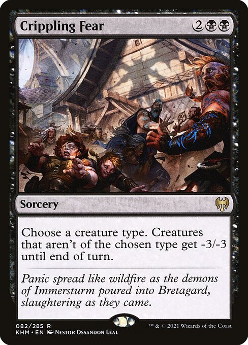 Crippling Fear (82) (Foil) - Kaldheim