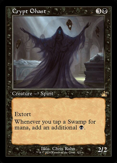 Crypt Ghast (322) (Foil) - Ravnica Remastered