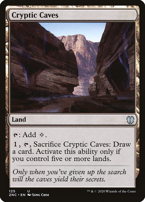 Cryptic Caves (125) - Zendikar Rising Commander