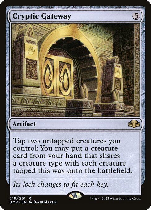 Cryptic Gateway (218) - Dominaria Remastered