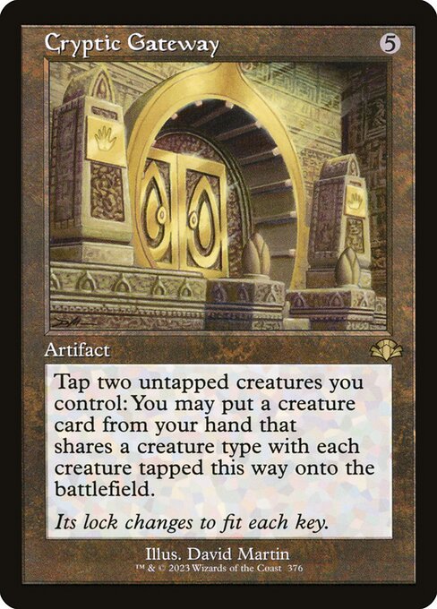 Cryptic Gateway (376) - Dominaria Remastered