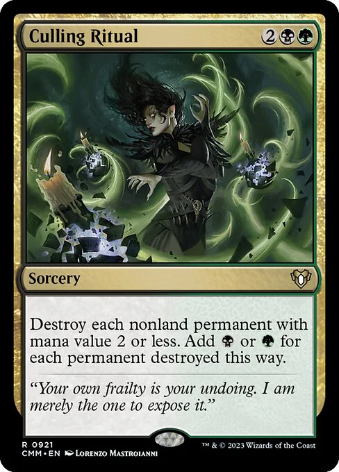 Culling Ritual (921) - Commander Masters