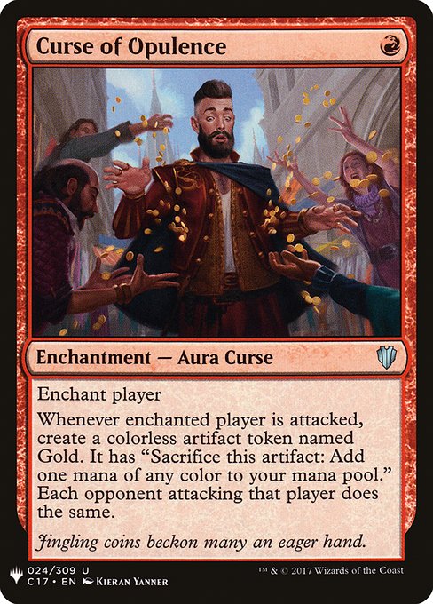 Curse of Opulence (C17-24) - The List