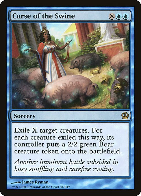 Curse of the Swine (46) (Foil) - Theros