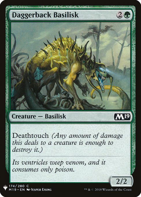 Daggerback Basilisk (M19-174) - The List