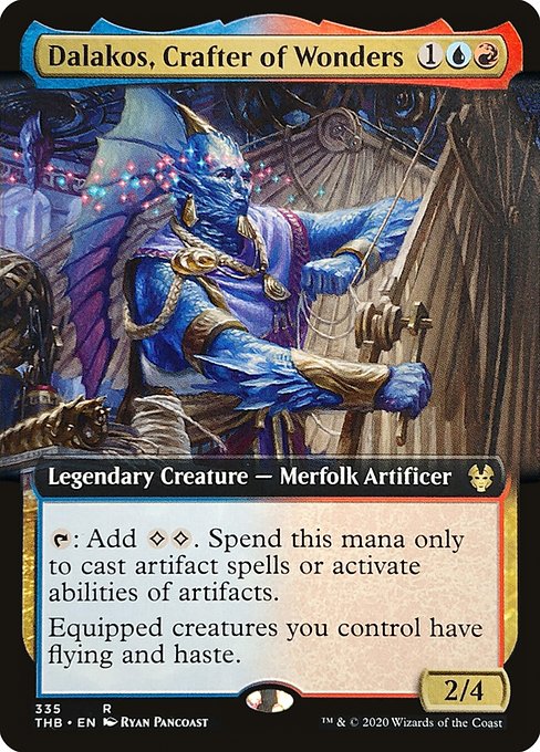 Dalakos, Crafter of Wonders (335) - EXTENDED ART - Theros Beyond Death