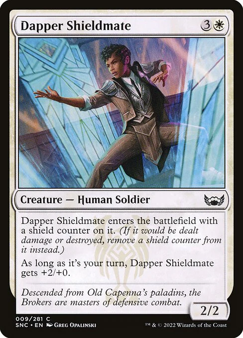 Dapper Shieldmate (9) (Foil) - Streets of New Capenna
