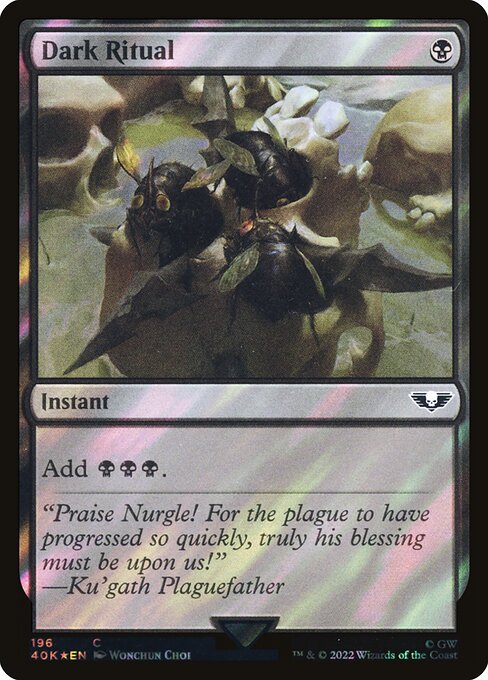 Dark Ritual (196★) (Foil) - Warhammer 40,000 Commander