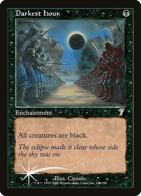 Darkest Hour (128★) (Foil) - Seventh Edition