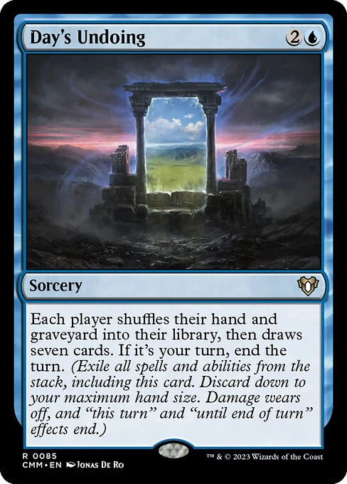 Day's Undoing (85) - Commander Masters