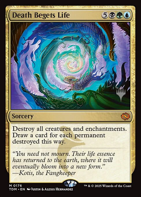 Death Begets Life (176p) - Tarkir: Dragonstorm Promos