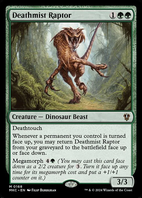Deathmist Raptor (168) - Murders at Karlov Manor Commander