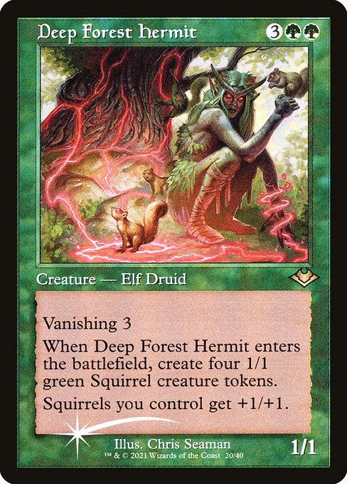 Deep Forest Hermit (20) (Etched) - Modern Horizons 1 Timeshifts